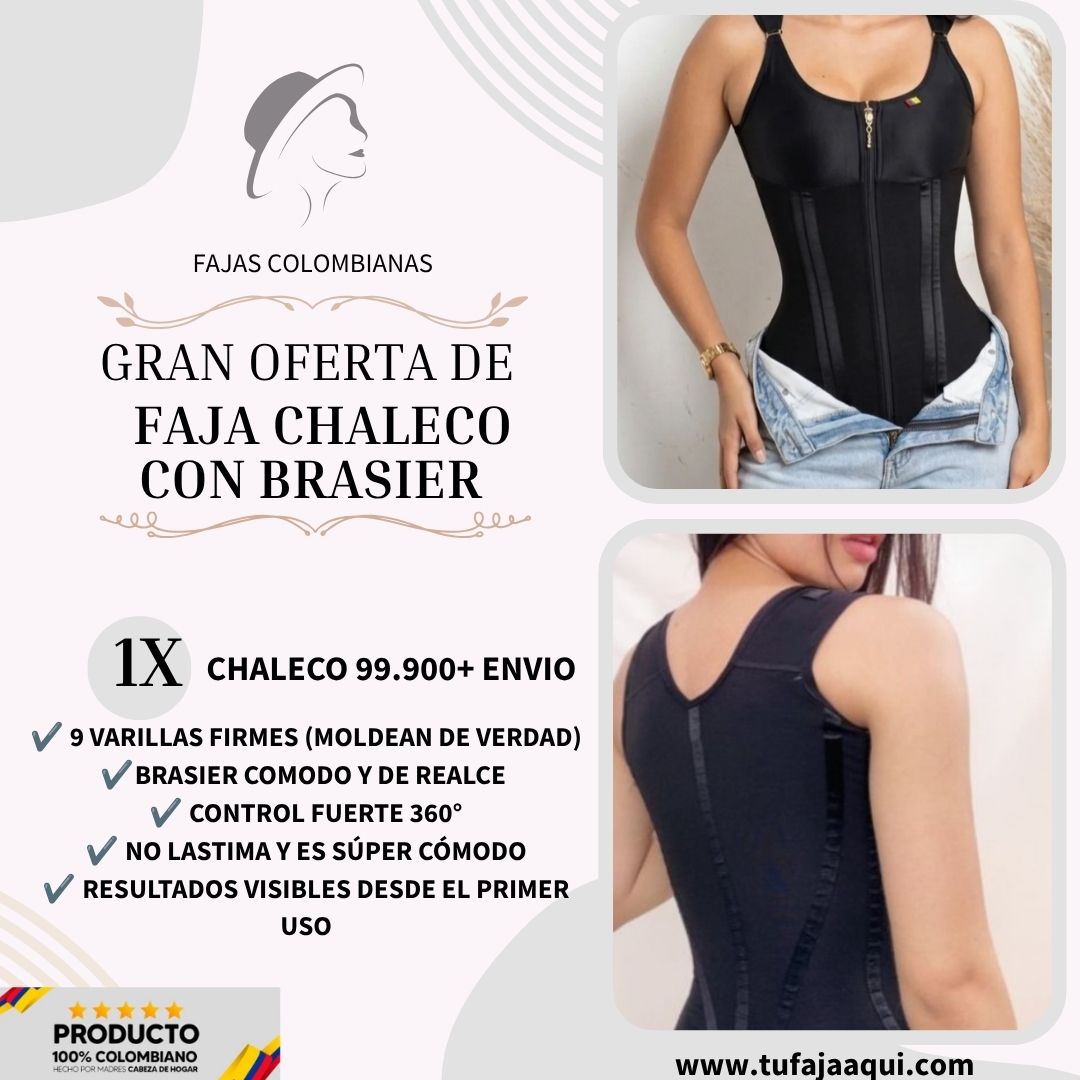 CHALECO RELOJ DE ARENA CON BRASIER